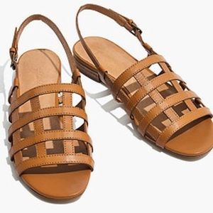 (Madewell) Rowan Sandal in Amber Brown